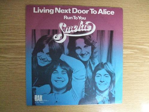 SMOKIE    LIVING NEXT DOOR TO ALICE / RUN TO YOU, Cd's en Dvd's, Vinyl Singles, Zo goed als nieuw, Single, Pop, 7 inch, Ophalen of Verzenden