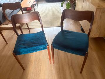 Niels Otto Møller stoelen - set van 4 beschikbaar voor biedingen