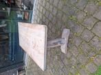 Massief houten kloostertafel. Lxb 1.60x0.78 €125,-, Huis en Inrichting, Tafels | Eettafels, Gebruikt, 200 cm of meer, Rechthoekig