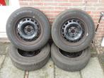 Michelin 225/60 R16 winterbanden op stalen velgen 5x108, Ophalen, Gebruikt