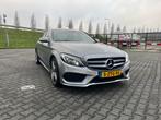 Mercedes c-klasse c220 amg pano apk aut7 stoelverw top auto., Automaat, Achterwielaandrijving, Zwart, 4 cilinders