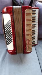 Hohner Concerto II accordeon
72 bassen, Ophalen, Gebruikt, Met riemen, 72-bas
