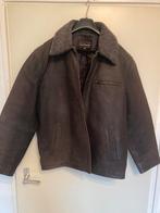 Gianni Mariolano Leren Jas - Donkerbruin - Maat XXL, Ophalen, Gedragen, Overige maten, Bruin
