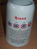 Brand bier jaar pul 1986 - 1987, Ophalen of Verzenden, Zo goed als nieuw, Pul(len), Brand