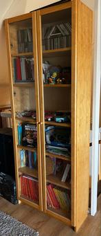 Ikea Billy Boekenkast met Glazen Deuren, Ophalen, Gebruikt, 200 cm of meer, 50 tot 100 cm