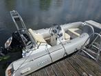 Inflate 390 - luxe RIB zonder vaarbewijs - 2021, Watersport en Boten, Gebruikt, Benzine, Minder dan 70 pk, Overige materialen