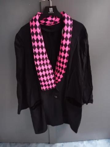 carnaval feestjurk jurk - zwarte jas - soldaten jas - gillet beschikbaar voor biedingen