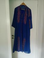Blauwe lange jurk maat 44, Overige typen, Blauw, Maat 42/44 (L), Ophalen of Verzenden