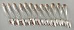 12 zilveren theelepeltjes Biedermeier 835 zilver, Antiek en Kunst, Antiek | Goud en Zilver, Ophalen of Verzenden, Zilver