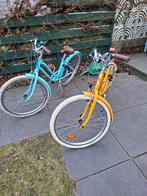 2 Meisjesfietsen 20 inch - Geel & Blauw, Minder dan 47 cm, Ophalen, Overige merken, Gebruikt