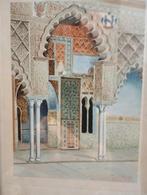 Arabische Aquarel - Fijn Schilderwerk, Antiek en Kunst, Kunst | Tekeningen en Foto's, Ophalen of Verzenden