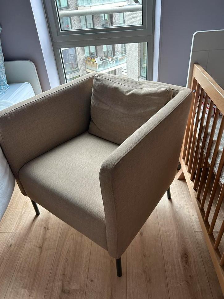 2 Ikea EKERÖ Fauteuil - Comfortabel en Stijlvol!, Huis en Inrichting, Fauteuils, Zo goed als nieuw, Stof, 75 tot 100 cm, Ophalen