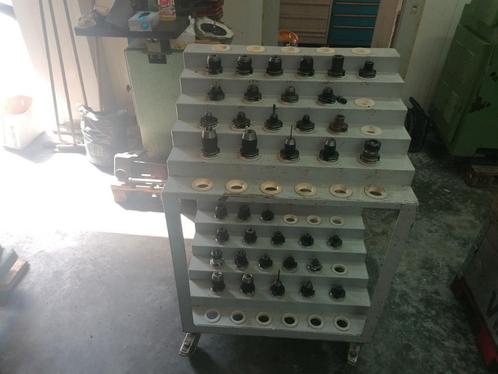 Iso 40 toolholder kar, Doe-het-zelf en Verbouw, Gereedschap | Freesmachines, Gebruikt, Ophalen