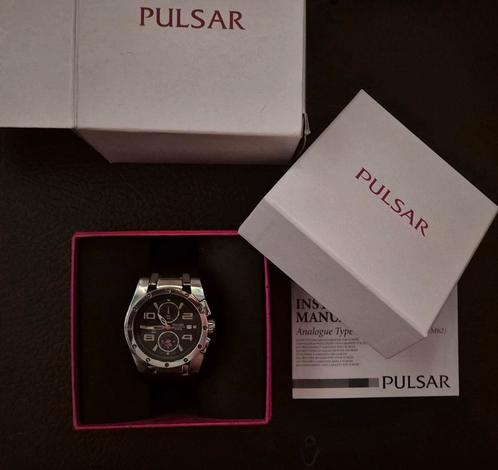 Pulsar Aviator PF3761X chronograaf chronograph, Sieraden, Tassen en Uiterlijk, Horloges | Heren, Zo goed als nieuw, Seiko, Staal