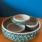 Prachtige vintage Scandinavische aardewerk set – grote kom &, Ophalen