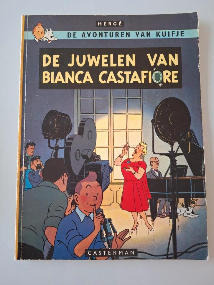 Kuifje - De Juwelen van Bianca Castafiore, Boeken, Stripboeken, Gelezen, Eén stripboek, Ophalen of Verzenden