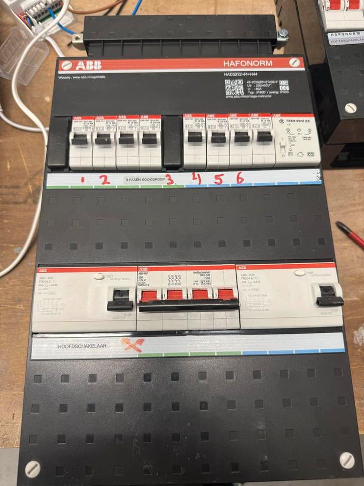 ABB Groepenkast, Doe-het-zelf en Verbouw, Elektra en Kabels, Gebruikt, Ophalen of Verzenden
