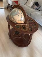 Wereldbol - Bar Globe, Huis en Inrichting, Tafelonderdelen, Ophalen, 50 tot 100 cm, Eikenhout, Zo goed als nieuw