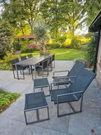 Manutti Latona tuinset + 2 Manutti Latona lounge fauteuils, Ophalen of Verzenden, Zo goed als nieuw, Hocker