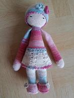 Nieuw! Gehaakte baby popje 31cm meisje, Ophalen of Verzenden, Nieuw, Babypop