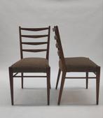 2x vintage Pastoe ST09 teak houten eetkamerstoel stoel hout, Huis en Inrichting, Stoelen, Ophalen, Hout, Gebruikt, Twee
