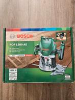 Bosch bovenfrees POF 1200 AE, Doe-het-zelf en Verbouw, Gereedschap | Freesmachines, Ophalen, Zo goed als nieuw, Bovenfrees