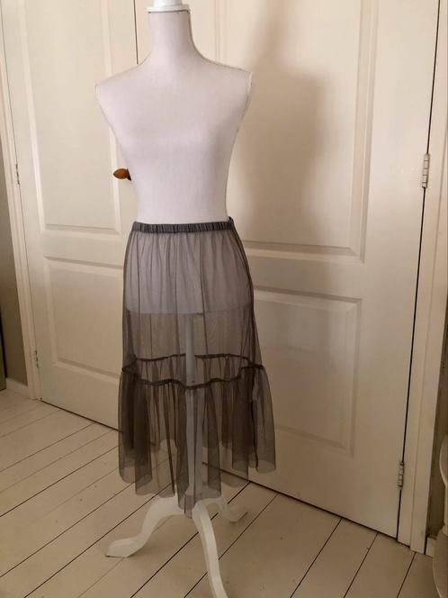 Noa Noa Petticoat / Onder Rok / Grijs / Tule / S, Kleding | Dames, Rokken, Zo goed als nieuw, Maat 36 (S), Grijs, Onder de knie
