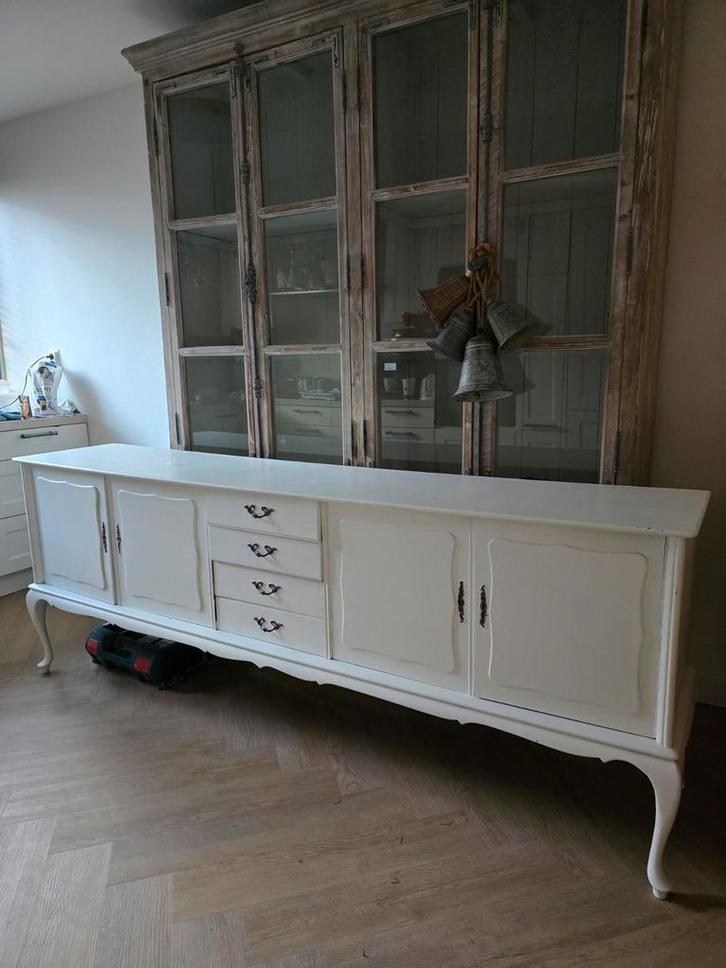 Grote buffetkast/dressoir met lades en deuren, Huis en Inrichting, Kasten | Dressoirs, Gebruikt, 200 cm of meer, 50 tot 75 cm