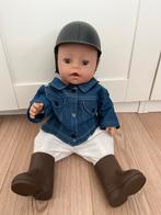 Baby Born Jongen met Paardrijkleding, Ophalen of Verzenden, Gebruikt, Babypop