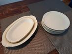 Ontbijtservies Eschenbach Baviaria room/beige-goud, Huis en Inrichting, Keuken | Servies, Ophalen, Gebruikt, Schaal of Schalen