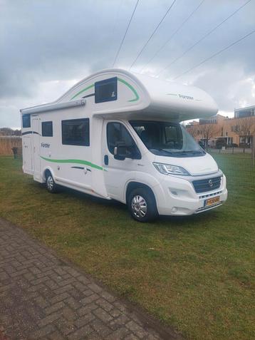 EURAMOBIL-7 PERSOONS ALKOOF-BJ 2018-2X TREINZIT-STAPELBED beschikbaar voor biedingen