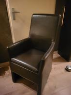 Eetkamer stoelen 6., Huis en Inrichting, Stoelen, Bruin, Leer, Ophalen of Verzenden, Zo goed als nieuw