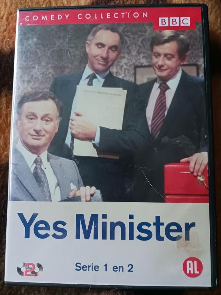 Yes Minister - Serie 1 en 2 DVD, Cd's en Dvd's, Dvd's | Tv en Series, Zo goed als nieuw, Komedie, Boxset, Alle leeftijden, Ophalen of Verzenden