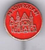 Madurodam rood op zilverkleurig speldje ( U_095 ), Verzamelen, Speldjes, Pins en Buttons, Verzenden, Nieuw, Stad of Land, Speldje of Pin