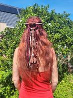 Prachtige wijnrode dreadring / haarspeld / haarversiering, Ophalen of Verzenden, Nieuw, Haarspeld