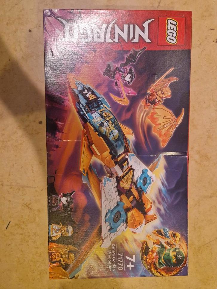 LEGO Ninjago 71770 Zane's Gouden Drakenjet nieuw ongeopend n, Kinderen en Baby's, Speelgoed | Duplo en Lego, Zo goed als nieuw