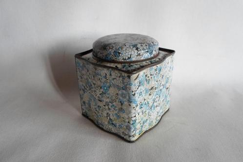 Daher Blik Bloemen Blauw, Verzamelen, Blikken, Gebruikt, Overige, Overige merken, Ophalen of Verzenden