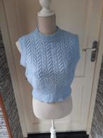 Lichtblauw gebreide harige spencer mt S, Blauw, Zara, Ophalen of Verzenden, Zo goed als nieuw