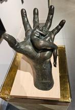 Bronzen beeld Lorenzo Quinn met vingerafdruk en gesigneerd!!, Ophalen