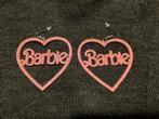 rose Barbie oorbellen, Overige materialen, Hangers, Nieuw, Ophalen of Verzenden