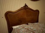 Antiek kuifbed, Huis en Inrichting, Slaapkamer | Bedden, Ophalen, Gebruikt, Tweepersoons, 120 cm