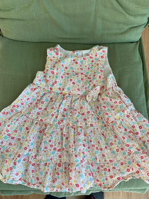 H&M zomerjurkje baby bloemetjes maat 68 zgan!, Kinderen en Baby's, Babykleding | Maat 68, Zo goed als nieuw, Meisje, Ophalen of Verzenden