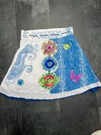 Blauw witte dames rok DESIGUAL maat L, Maat 38/40 (M), Blauw, Ophalen of Verzenden, Zo goed als nieuw