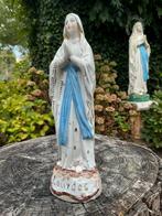 Antiek Mariabeeld ❤️ Lourdes, 19e Eeuw, Porselein, Antiek en Kunst, Antiek | Religie, Ophalen of Verzenden