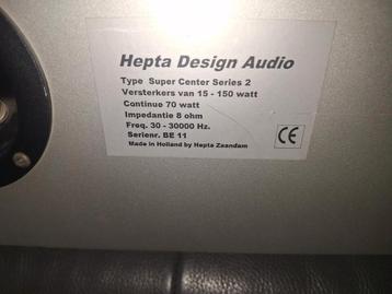 Hepta Design Audio Super Center Series 2 Speaker nette staat beschikbaar voor biedingen