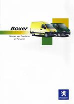 Brochure Peugeot Boxer 2003, Ophalen of Verzenden, Gelezen, Peugeot