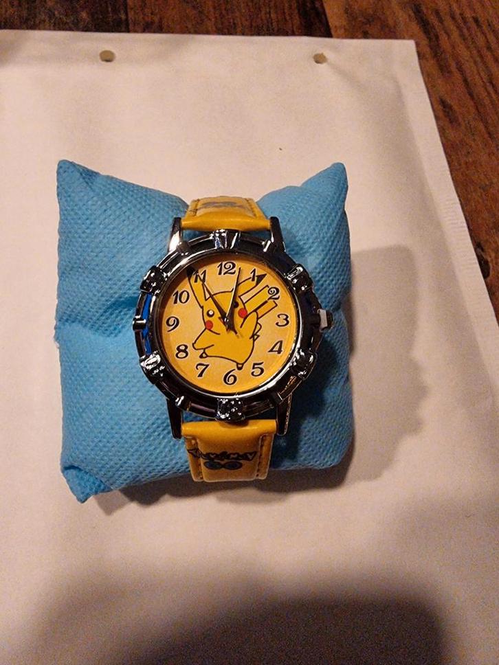 Nieuwe Pikachu Kinderhorloge, Sieraden, Tassen en Uiterlijk, Horloges | Kinderen, Nieuw, Jongen of Meisje, Geel, Ophalen of Verzenden