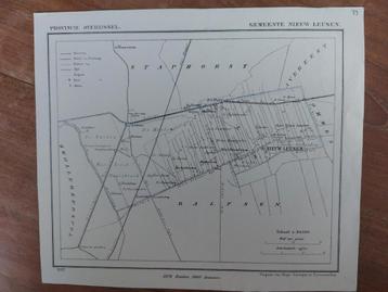 39 / Nieuw Leusen De Hulst Litho uit 1865 van J. Kuyper beschikbaar voor biedingen