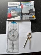 Vaarbewijs 1 en 2 boeken met koersplotter, Ophalen of Verzenden, Gebruikt, Boek of Waterkaart