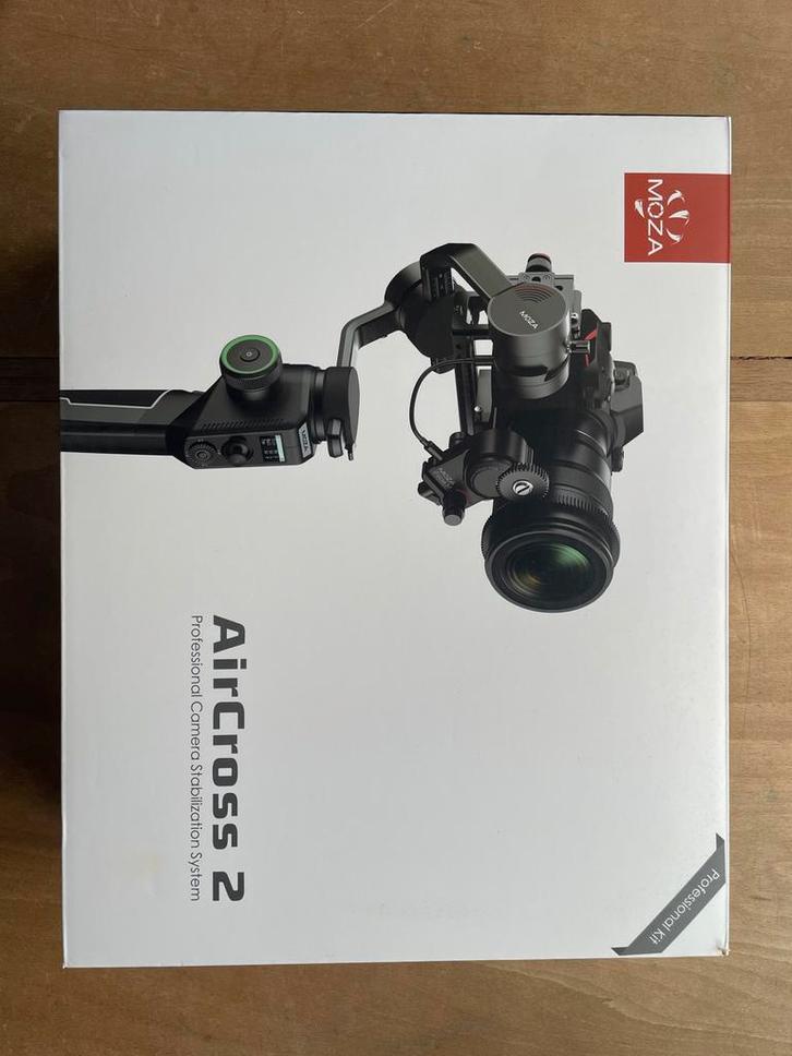 MOZA AirCross 2 Gimbal - Zo goed als nieuw!, Audio, Tv en Foto, Fotografie | Fotostudio en Toebehoren, Zo goed als nieuw, Statief of Scherm